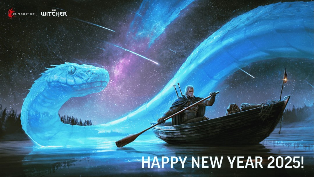 老将杰洛特出马!CDPR发《巫师》《赛博朋克2077》新年贺图