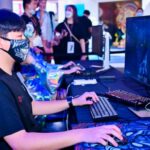 快手YzG阿韵亮相ChinaJoy，《永劫无间》车轮战PK秀翻全场