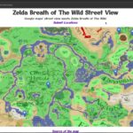 粉丝力作：“谷歌地图”版《塞尔达传说：旷野之息》地图