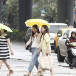 今明兩天水氣增 連假各地有雨