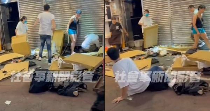 通化夜市砸攤！男找前女友借錢遭拒藉酒意狂砸　路人經過嚇壞
