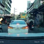 影/特斯拉不想排隊等紅燈 逆向超車秒被對向車逼退